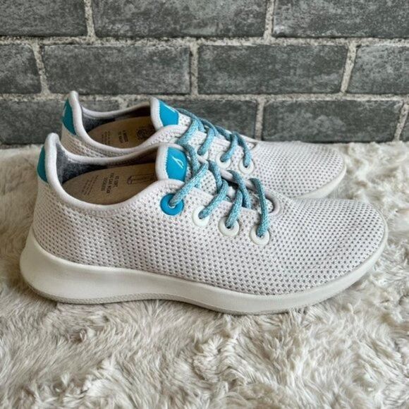 Allbirds x Just Water Women's White Tree Runner Sneakers Size 9 - Picture 4 of 11